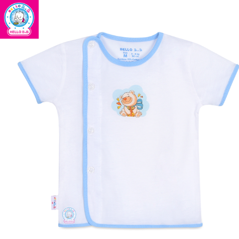  Áo bác sĩ trắng tay ngắn 0375 