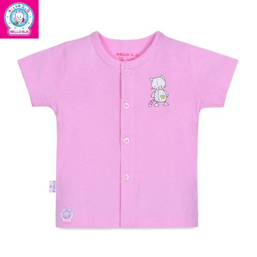  Áo sơ sinh cài giữa tay ngắn 1241 