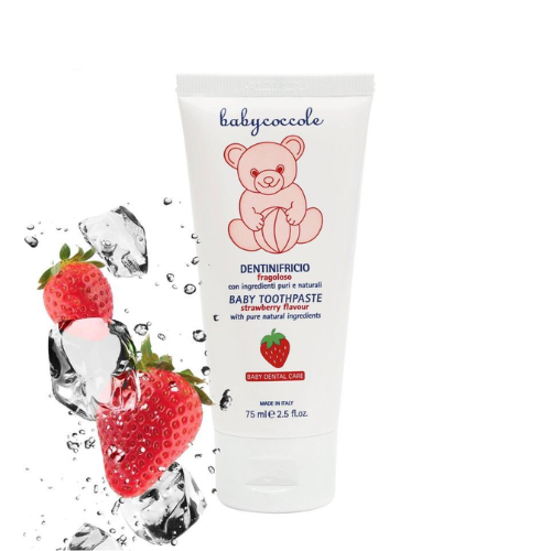  Kem đánh răng Babycoccole hương dâu 75ml (+12M) 