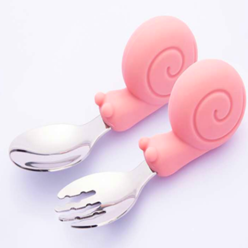  Bộ muỗng nĩa ốc sên cho bé Yookidoo 