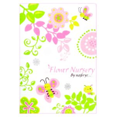  Khăn tắm chữ nhật họa tiết bướm hoa 