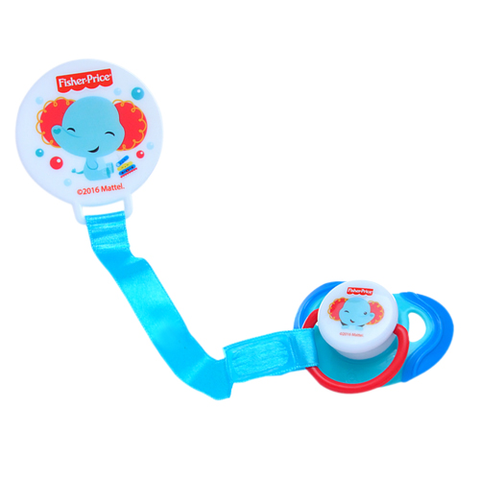  Núm ty silicon Fisher Price kèm dây đeo 