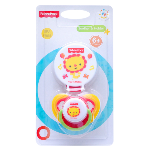  Núm ty silicon Fisher Price kèm dây đeo 