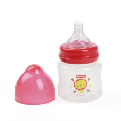  Bình sữa cổ rộng núm silicon Fisher Price 125ml 