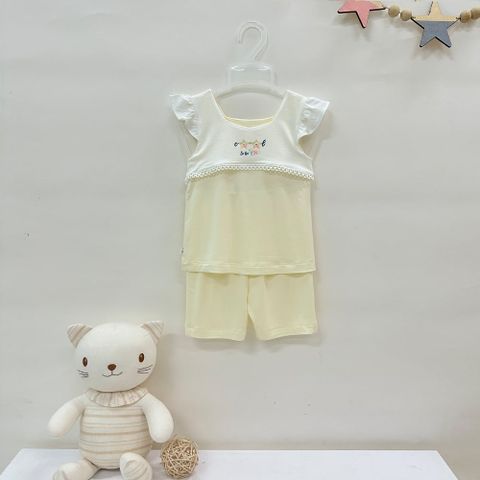  Bộ ngắn bé gái tay cánh tiên 1749 