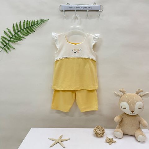  Bộ ngắn bé gái tay cánh tiên 1755 