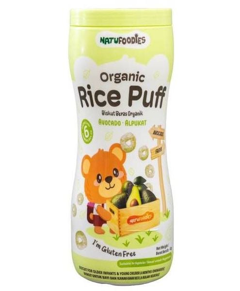  Bánh gạo ăn dặm hữu cơ Natufoodies vị quả bơ 42g (Trên 8 tháng) - Natufoodies 