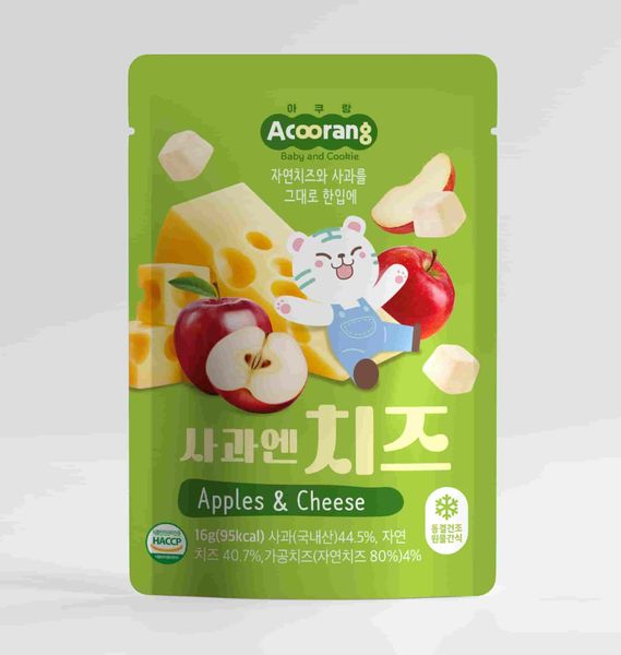  Phomai sấy lạnh Acoorang vị táo 16g - Acoorang 