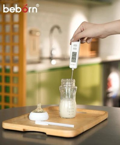  Nhiệt kế điện tử đa năng đo sữa, nước cho bé Beborn Pronto 1 