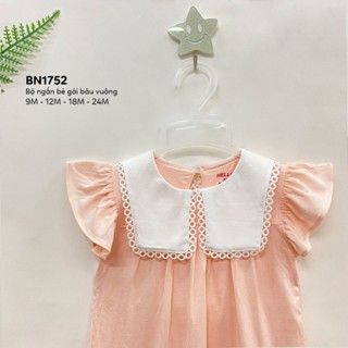  Bộ ngắn bé gái bâu vuông 1752 - HELLO BnB 