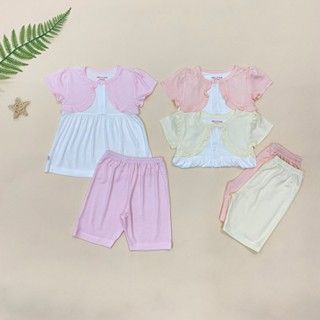  Bộ ngắn bé gái yếm bèo 1754 - HELLO BnB 