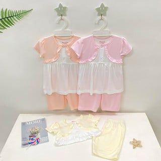  Bộ ngắn bé gái yếm bèo 1754 - HELLO BnB 