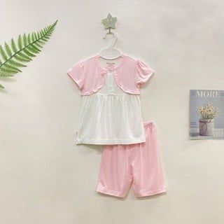  Bộ ngắn bé gái yếm bèo 1754 - HELLO BnB 