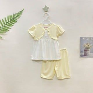  Bộ ngắn bé gái yếm bèo 1754 - HELLO BnB 