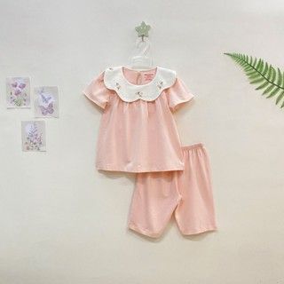  Bộ ngắn bé gái cổ hoa 1759 - HELLO BnB 