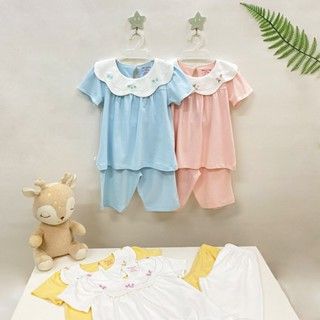  Bộ ngắn bé gái cổ hoa 1759 - HELLO BnB 