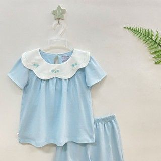  Bộ ngắn bé gái cổ hoa 1759 - HELLO BnB 