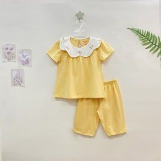  Bộ ngắn bé gái cổ hoa 1759 - HELLO BnB 