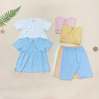  Bộ ngắn bé gái yếm bèo 1760 - HELLO BnB 