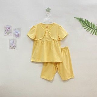  Bộ ngắn bé gái yếm bèo 1760 - HELLO BnB 