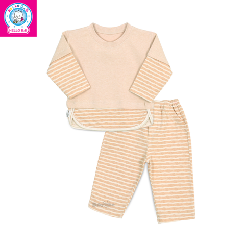  Bộ dài bé trai màu tự nhiên 1393 