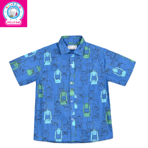  Áo sơ mi họa tiết tay ngắn - SM1593 