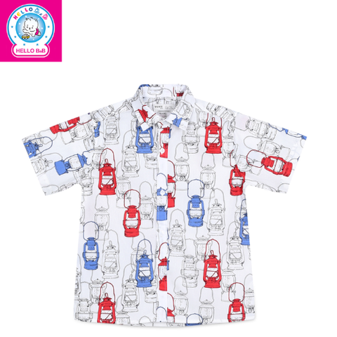  Áo sơ mi họa tiết tay ngắn - SM1593 