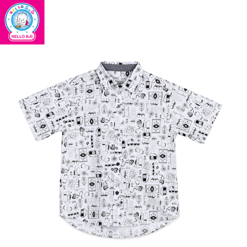  Áo sơ mi họa tiết tay ngắn - SM1593 