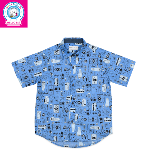  Áo sơ mi họa tiết tay ngắn - SM1593 