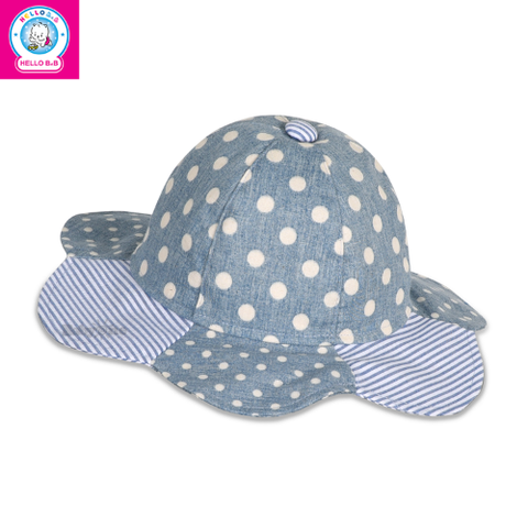  Nón vành 6 cánh chấm bi SS1294 - BabyOne 