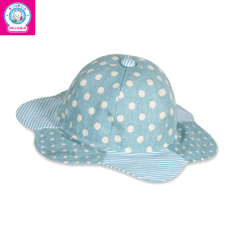  Nón vành 6 cánh chấm bi SS1294 - BabyOne 