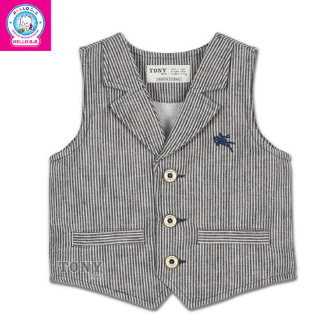  Vest Ghile cổ bẻ VEST5402 - Tony Boys 