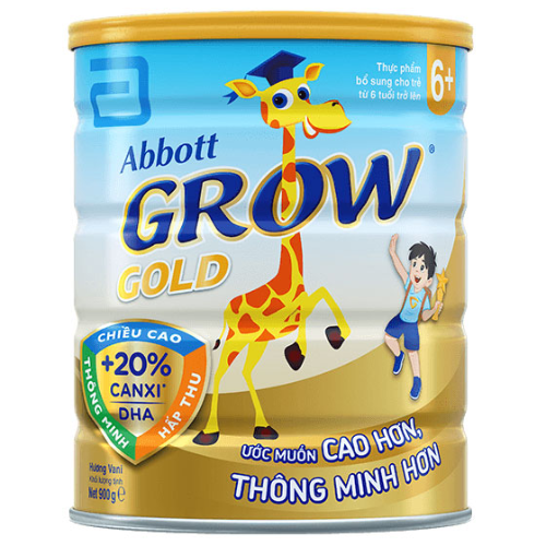  Sữa bột Abbott Grow Gold 6+ 900g (trên 6 tuổi) 