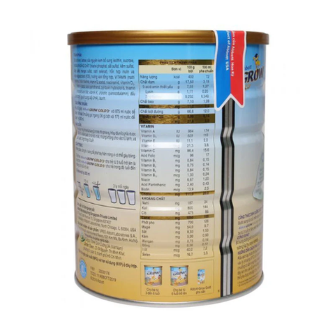  Sữa bột Abbott Grow Gold 6+ 900g (trên 6 tuổi) 