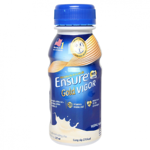  Sữa nước Ensure Gold Vigor hương vani 237ml 