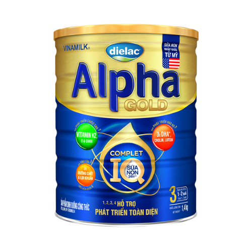  Sữa bột Dielac Alpha Gold số 3 1.4kg (Sữa non) 