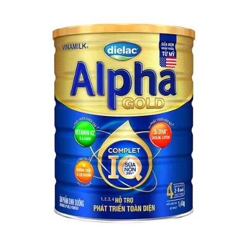  Sữa bột Dielac Alpha Gold số 4 1.4kg (Sữa non) 