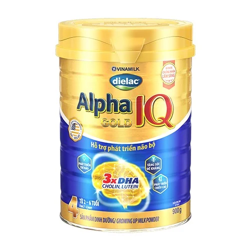  Sữa bột Dielac Alpha Gold IQ số 4 900g (2-6 tuổi) 