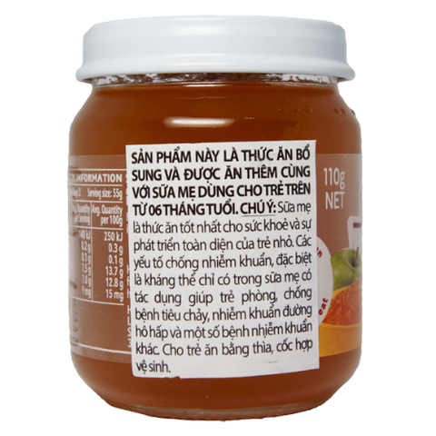  Dinh dưỡng đóng lọ Heinz rau câu trái cây mùa hè 110g (+6 tháng) 