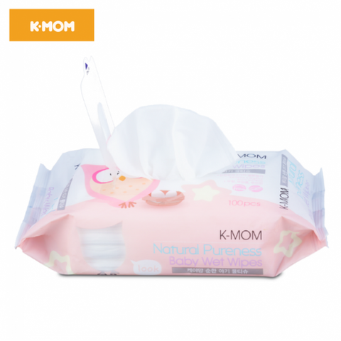  Khăn ướt cao cấp K-Mom Hàn Quốc (100c) 