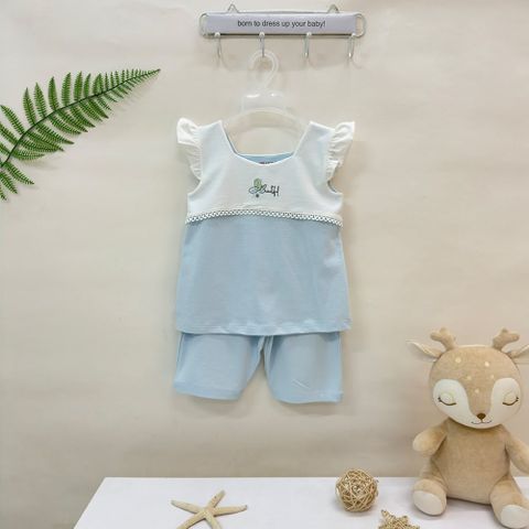  Bộ ngắn bé gái tay cánh tiên 1755 