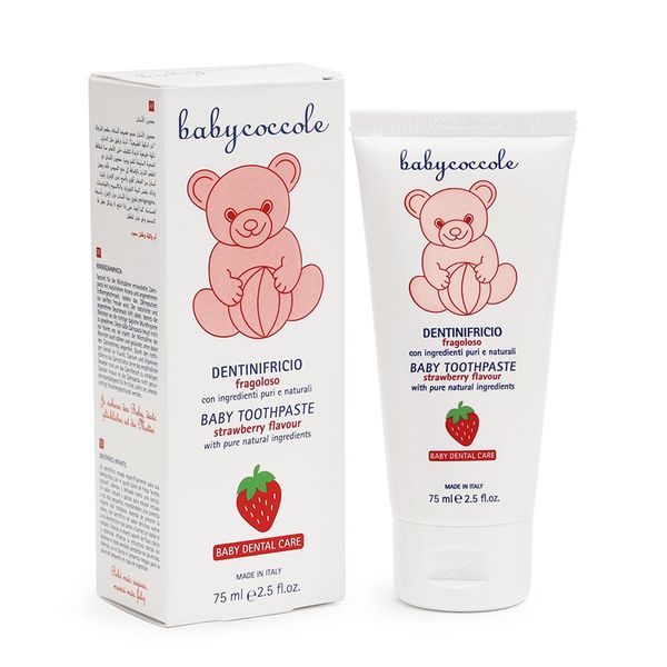  Kem đánh răng Babycoccole hương dâu 75ml (+12M) 
