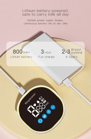  Máy hút sữa điện đơn rảnh tay không dây E27 - Hồng 24300127 