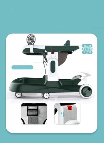  Xe tập đi 3 trong 1 BW YT-926 Baby walker Trắng-Rêu 250001926 - Everest Kid 
