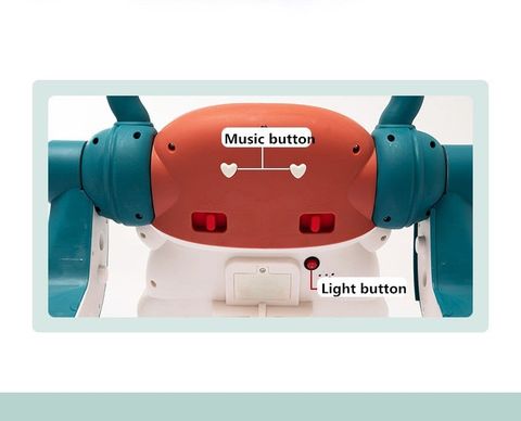  Xe tập đi chòi chân 3 trong 1 BW-Z206 Baby walker Xám đậm-Nâu 250006206 - Everest Kid 
