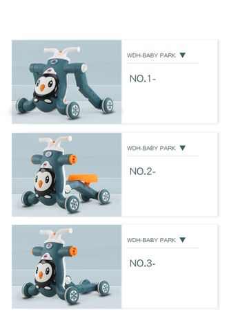  Xe tập đi chòi chân 3 trong 1 BW-WD007  Baby walker - Hồng 