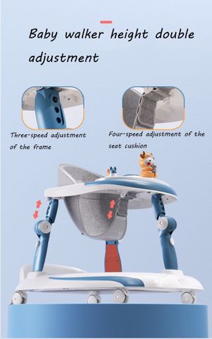  Xe tập đi 4 trong 1 BW-SH806  Baby walker Trắng - Xanh 