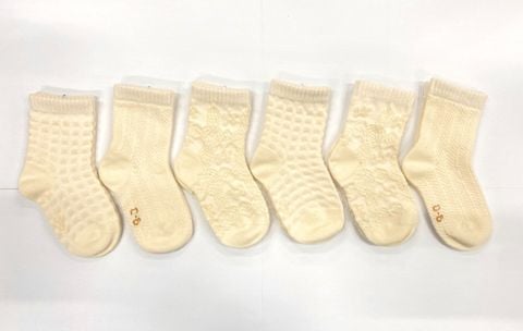 Vớ (tất) cổ chân màu tự nhiên 0693 – BabyOne (1 đôi) 