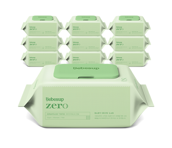 Khăn ướt Bebesup Zero (20 miếng / 80 miếng) 