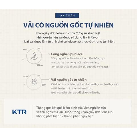  Khăn ướt Bebesup Light (20 miếng / 80 miếng) 
